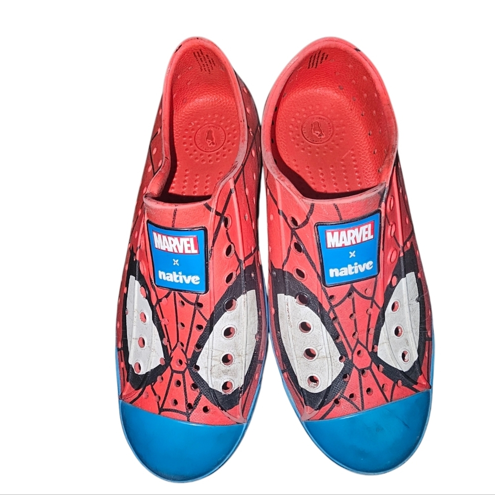 Native Shoes Kids' Spider-Man Red Slip-On Shoes